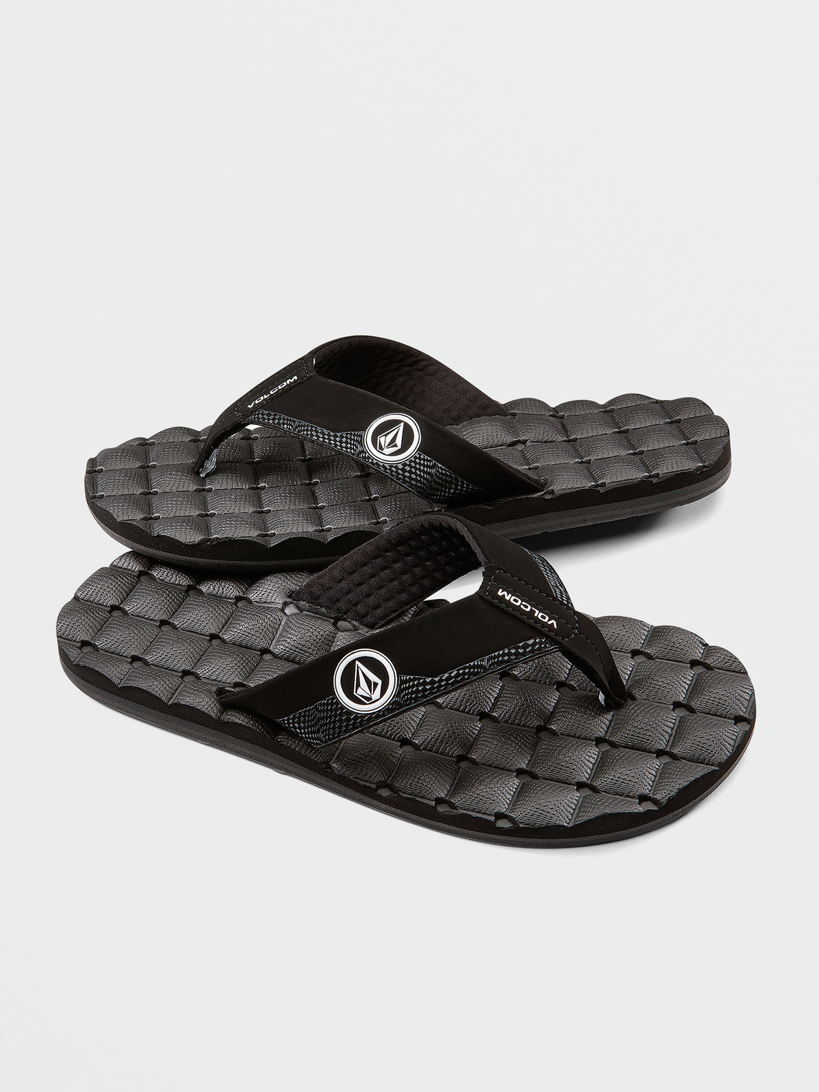 Big Boys Recliner Sandals - Black White (X0812300_BWH) [F]
