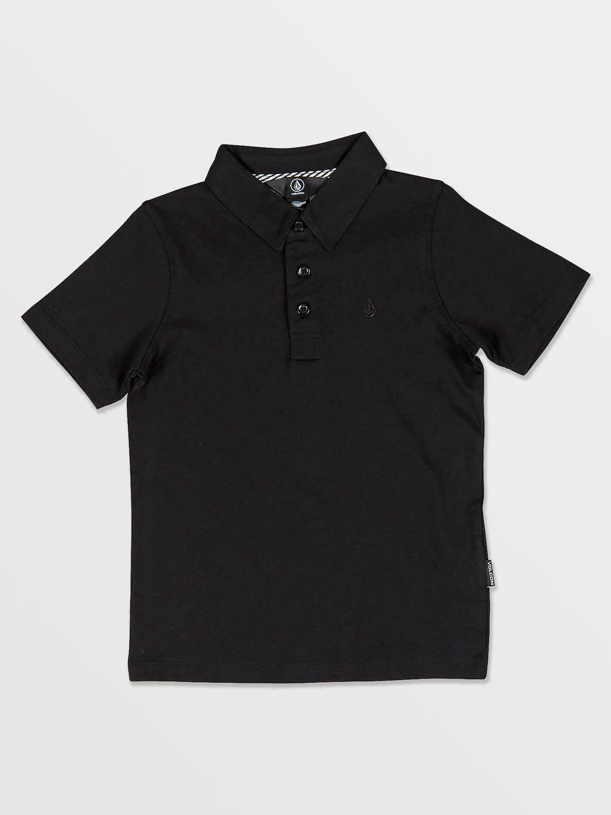 Little Boys Wowzer Polo Short Sleeve Shirt - Black (Y0112303_BLK) [F]