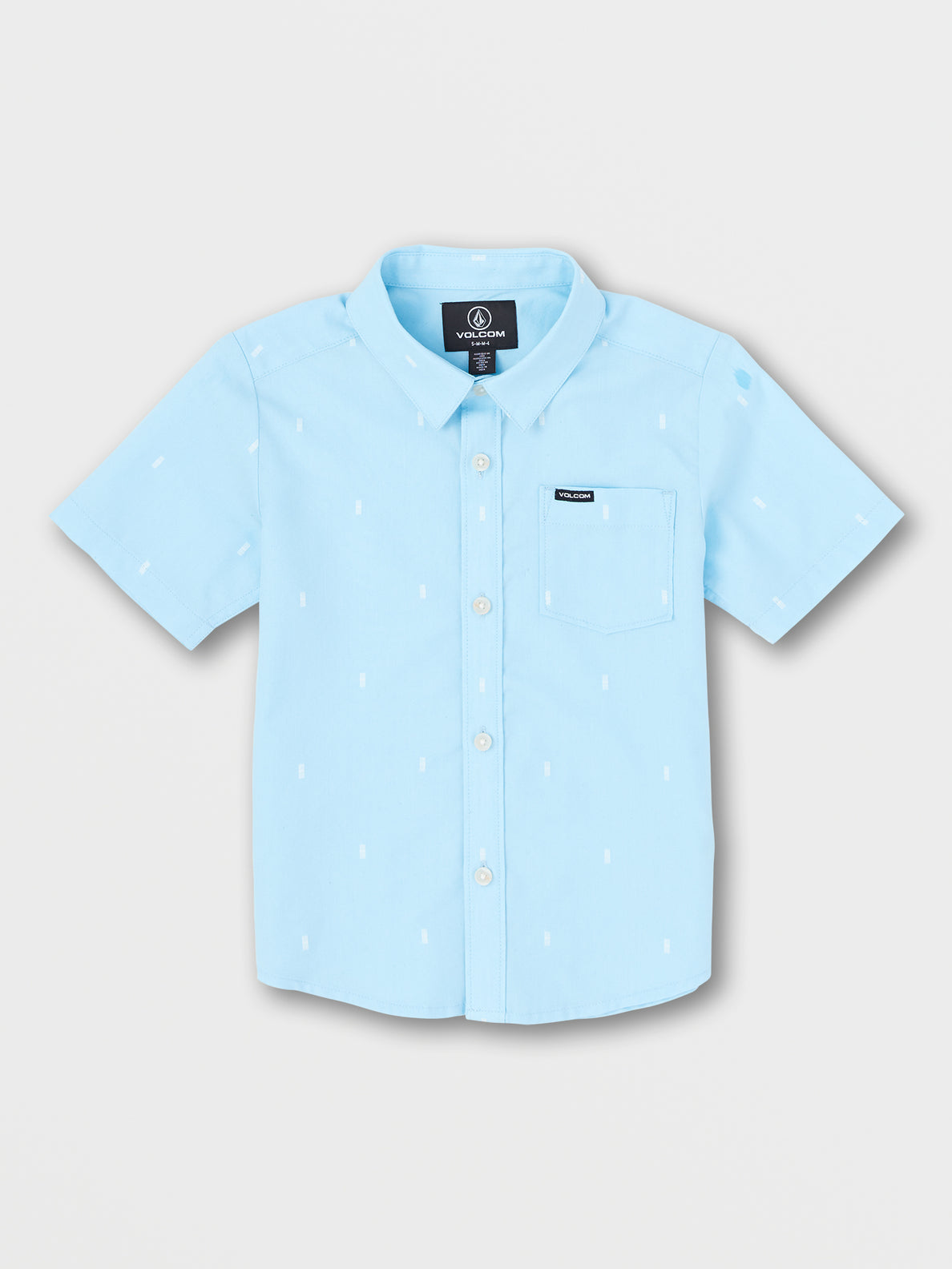 Little Boys Salford Woven Short Sleeve Shirt - Washed Blue (Y0432201_WBU) [B]