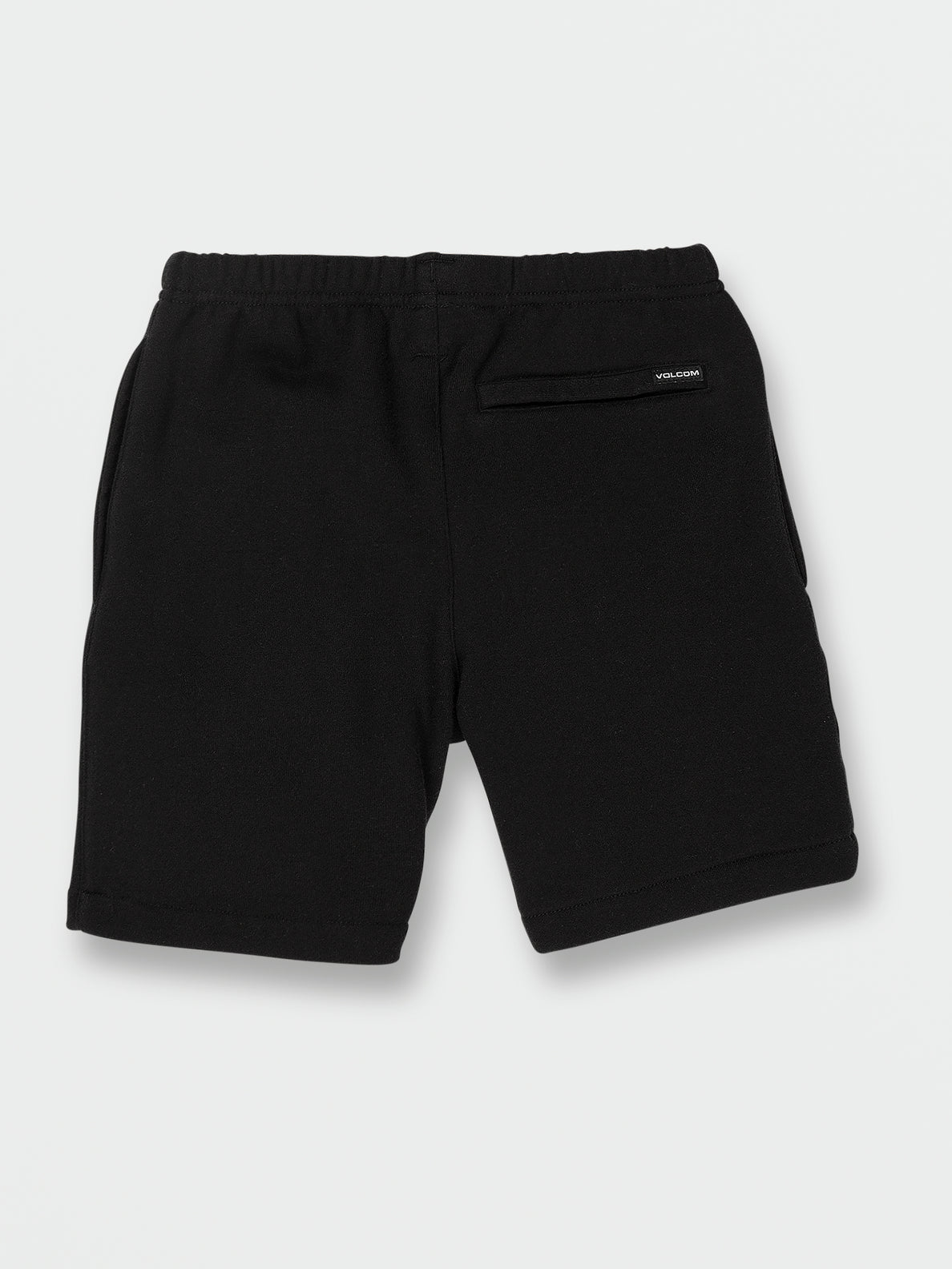 Little Boys Iconic Stone Fleece Shorts - Black