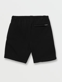 Little Boys Iconic Stone Fleece Shorts - New Black (Y1032202_NBK) [B]