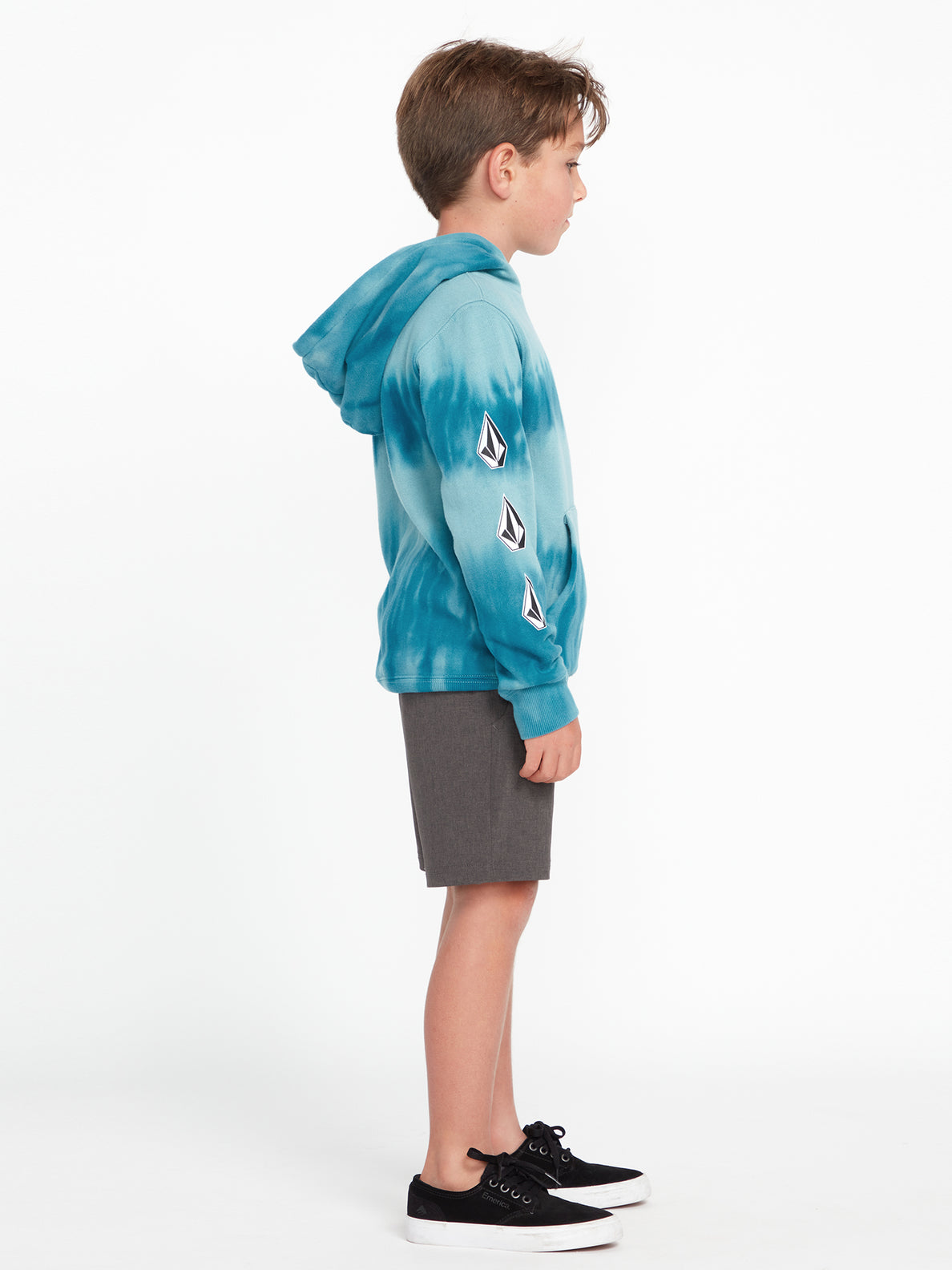 Little Boys Iconic Stone Plus Pullover Sweatshirt - Cali Blue Heather (Y4112330_CBL) [51]