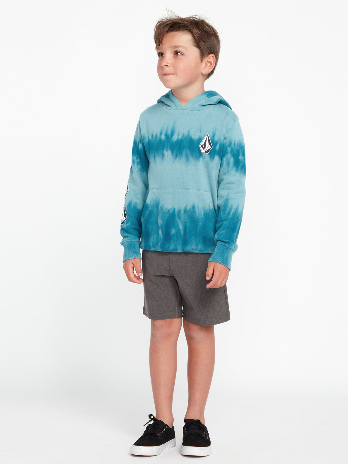 Little Boys Iconic Stone Plus Pullover Sweatshirt - Cali Blue Heather (Y4112330_CBL) [54]