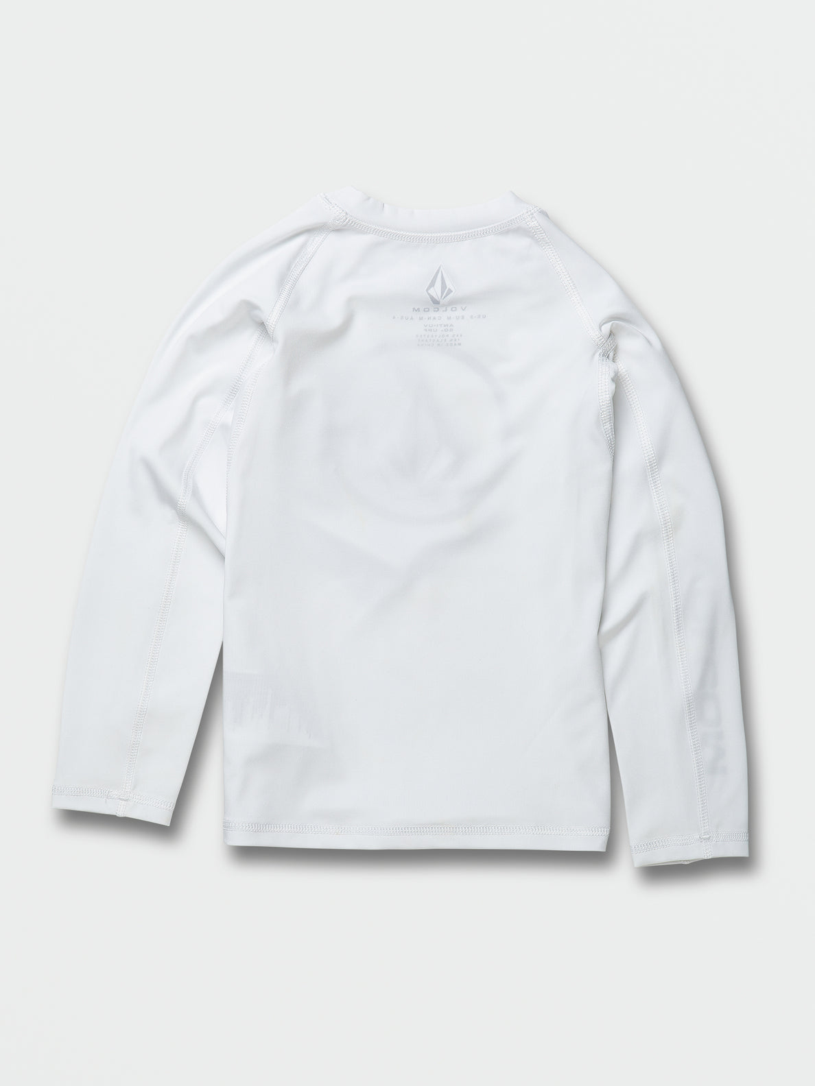 Little Boys Lido Solid Long Sleeve UPF 50 Rashguard - White (Y9312302_WHT) [B]