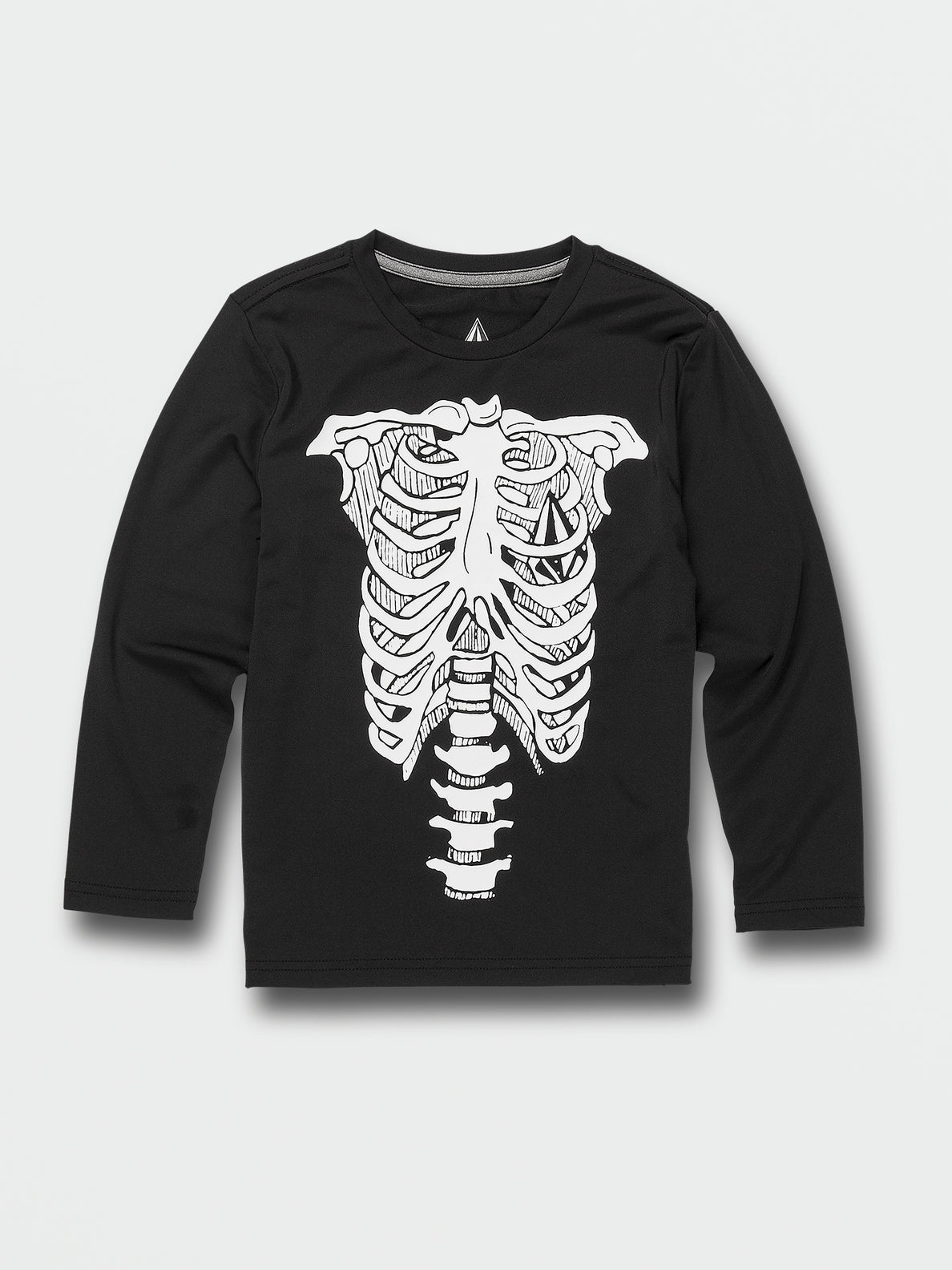 Little Boys Skeleton Long Sleeve Tee - Black (Y9322230_BLK) [F]